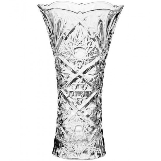 Vaso 22cm Altura Por 13cm Diametro Solaris em Vidro